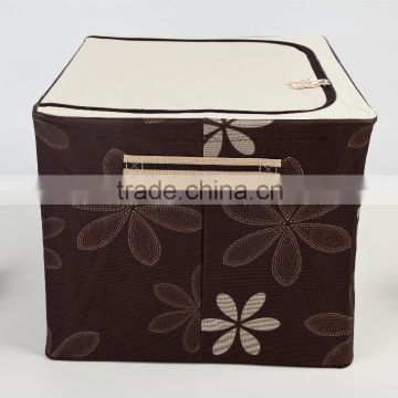 Non-woven fabric storage box for household