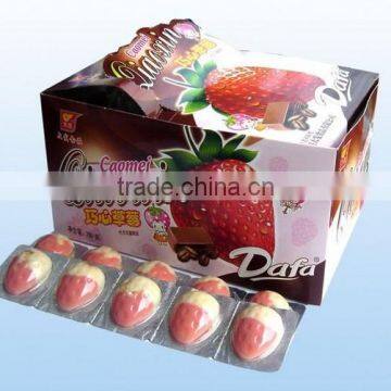 Dafa strawberry chocolate biscuit