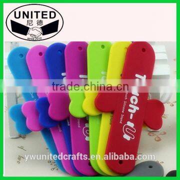 2014 Hot Selling silicone cell phone stand ,Mini Silicone Mobilephone Stand