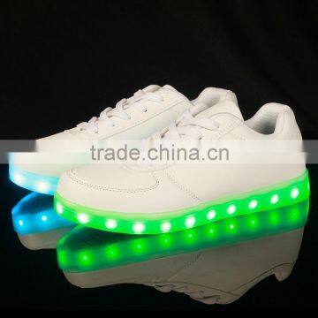 Latest and Hottest 2016 Sport Shoes New Arrival Seven Kinds Of Color LED Light Shoes photo-5