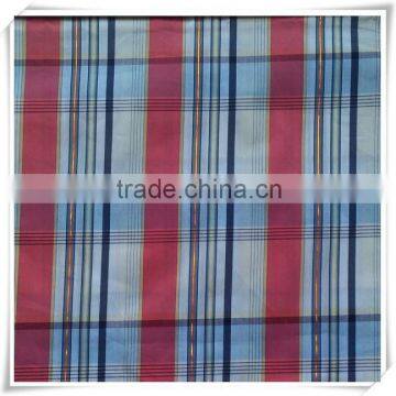 plaid design cotton nylon fabric for making shirting