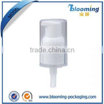 Plastic PS full cap cosmetic dispenser cream pump