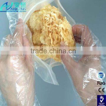 Anheng Factory supply disposable clear poly hand glove