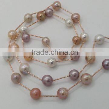Decorative Elegant Women Silver Different Types of Pearls