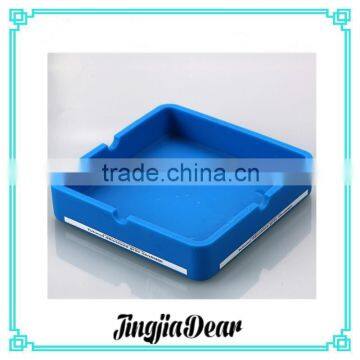 Square Shape Portable Silicone Ashtray