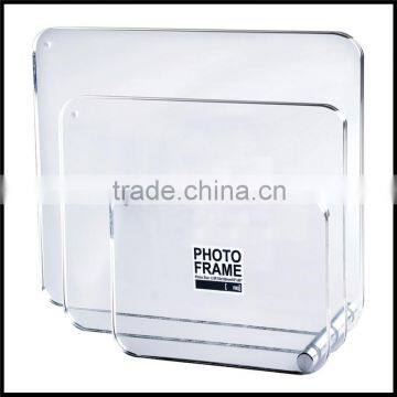 2015 Hot Sale Clear Acrylic Block Photo Frame with Good Quality