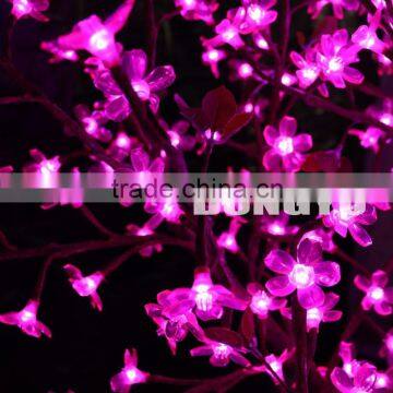 Popular Cherry Blossom Led Tree , Super Simulation Tree Height 1.5m