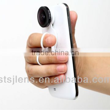 Universal hand ring holder 185 degree fisheye lens for iphone/ipad/samsung and other samrtphone lens