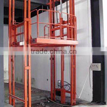 lead rail freight elevator lifts