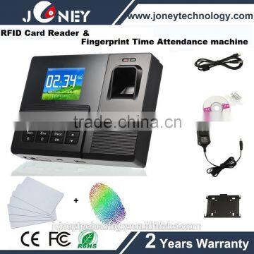 Biometric Fingerprint Time Attendence Support ID Card Fingerprint Pin with 2.8 Inch TFT display