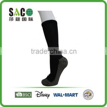 high quality copper ions fiber black sports socks