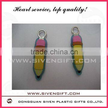 Custom Painted PVC Zipper Pullers Make in China