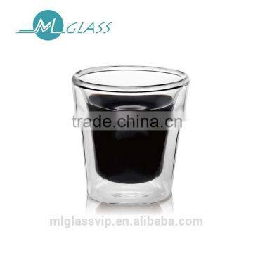 100 ml high quality borosilicate coffee mug without handle