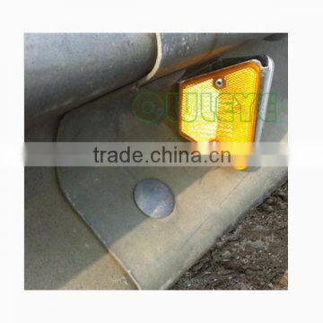 Two way super bright guardrail reflector