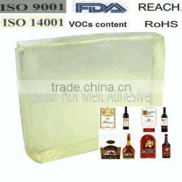 hot melt adhesive (block shape) for PET OPP Bottle Labels