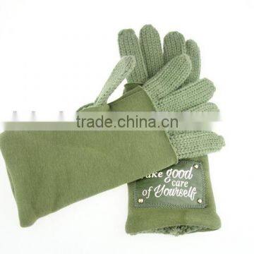 Good reputation durable white cotton gloves knitted