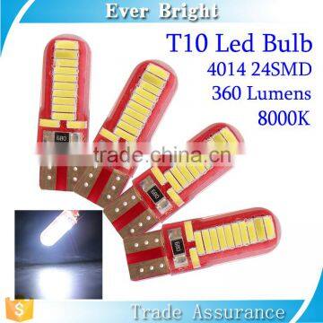 China 2016 new products 4014 auto led light T10 led light bulb high bright led 12v