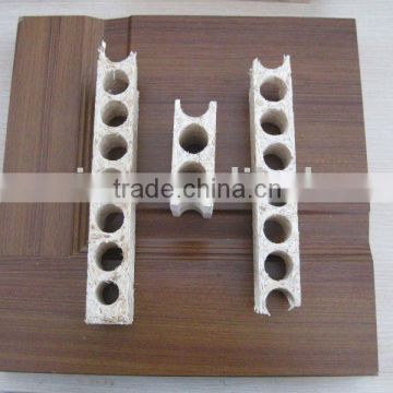 tubular particleboard for door core