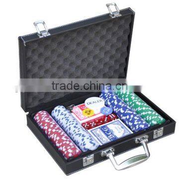 200 pcs poker chips sets,customized poker chip set with professional PU case