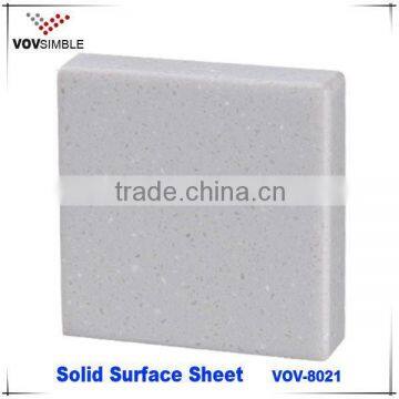 Customized Solid Surface Stone Slab for Bathroom countertops and table top