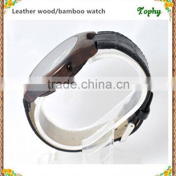 Manufacture Customized Handmad Nature Wood Watch , Sandalwood Wooden Wrist Watch photo-2