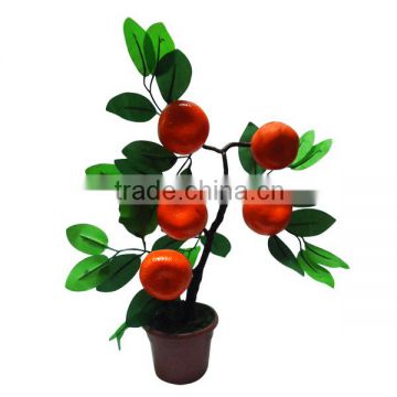 Plastic fruits orange bonsai for trees indoors