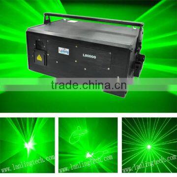 Powerful Long Distance 8W Green Laser Outdoor Hotel Logo Projector photo-2
