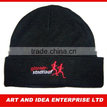 Latest promotion knitting beanie sport hats