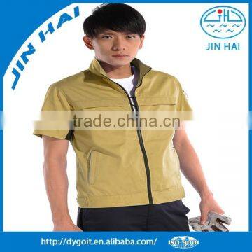 Fashion design colorful men women shirts and tops work clothes