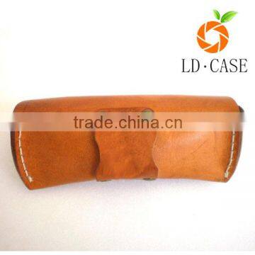 vintage soft leather case for eyeglass,leather eyeglass cases manufacture