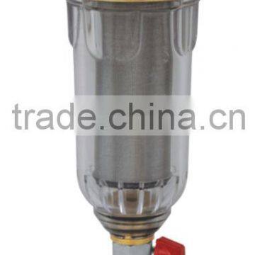 single stage stainless steel water filter