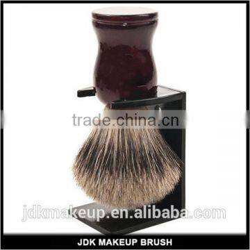Beautiful Wood Best Badger Hair Knot Shave Brush With Stand, Handcrafted Men Grooming Shaving Brush