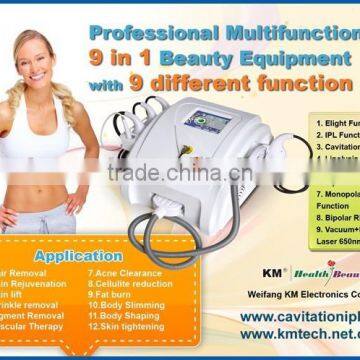Weifang Beauty Machine Ipl RF Elight Cavitation for Different Treatment