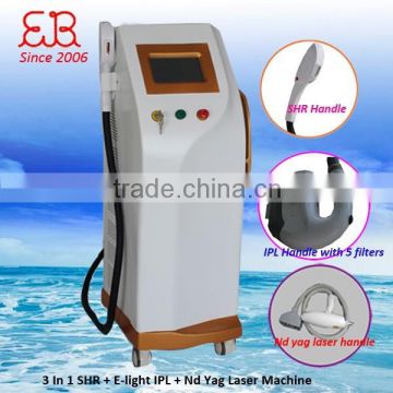 New trending 2015 shr ipl hair removal machine, ipl skin rejuvenation machine with medical CE