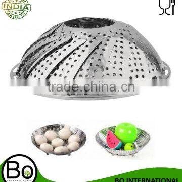 Fruit Collapsible Vegetable Stainless Steel Food Steamer photo-4