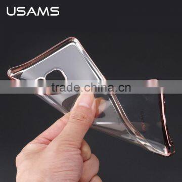 2016 Newest Original USAMS Electroplate Plating TPU and Ultra Thin Transparent Back Cover Case For Samsung Galaxy Note 7 photo-2