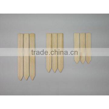 4 Inch Yellow Natural Plant Wooden Label