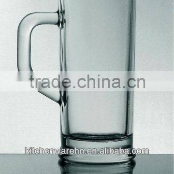 drink glass with handle/thick bottom drink glass/machine made drink glass/high quality drink glass with handle