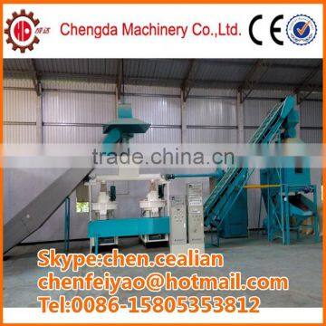 CE approved wood pellet mill production line 1T 2T 5T