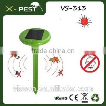 VS-313 Solar Ultrasonic Mole Rodent Snake Repeller-Get Rid Of Mole Rodent Snake Mouse Rat Gopher Voles for Outdoor Garden Yard