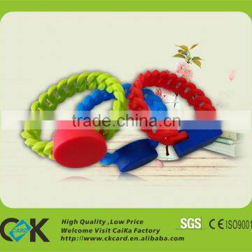 Competitive price! Custom silicone rubber id bracelet with high quality