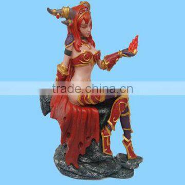 Red Dragon Queen World of Warcraft Action Figures Statue