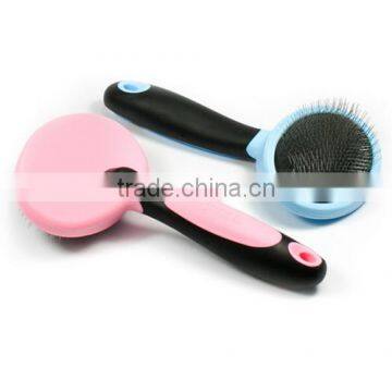 Pet Grooming Slicker Brush Wet Or Dry Painless Cleaning & Grooming Dog Cat Stainless Steel Comb