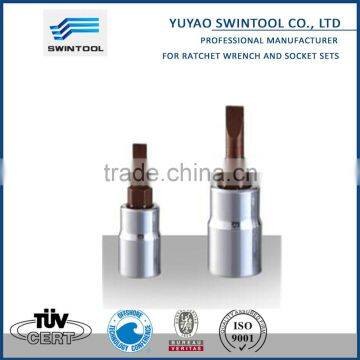 3/8"DR DRIVER BIT SOCKET(CR-V) (S2) (SLOTTED HEAD SCREWS)