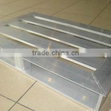 Eco-friendly Medical tranport use clean and safe aluminum pallet