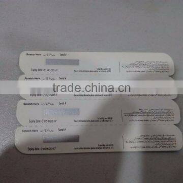 Manufacture High Quality Credit Card Size PVC Cards With Scratch-off Panel photo-2