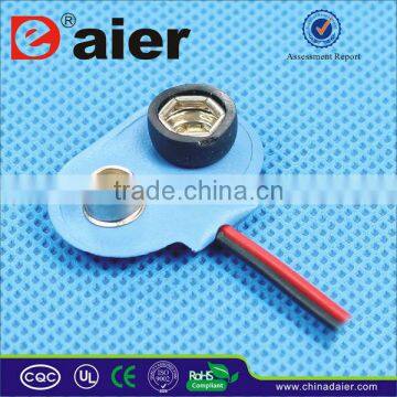 Daier High Quality 9v Battery Snap With DC Plug