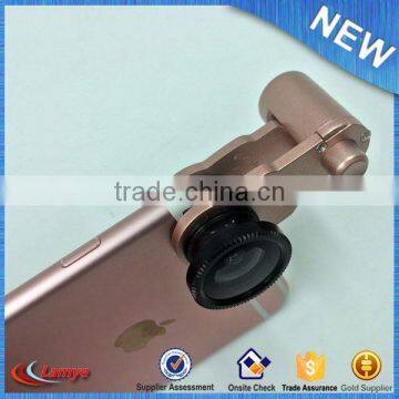 Hot Hot Hot 2017 Wholesale 180 Degree Fisheye Lens 3 in 1 Camera Lens for Cellphone photo-2