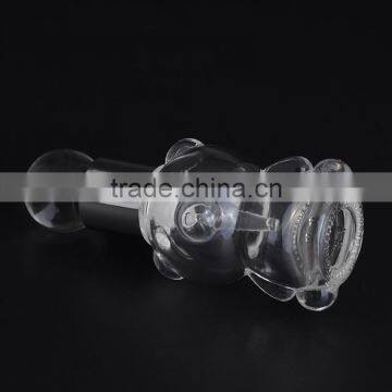 Honey Deisng Mini Bear Shaped 8ml Empty Clear Glass Perfume Bottles With Glass Stick for Gifts photo-5