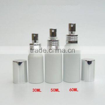 Wholesale 20ml-150ml White Aluminun Spray Perfume Bottle Mist Spray Aluminum Bottle for Cosmetic Packaging photo-3